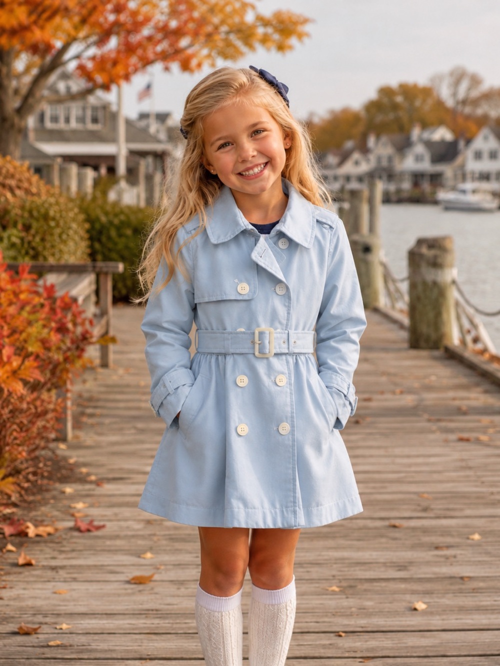 NWT Polo Ralph Lauren Girls Trench Coat Classic Preppy Holiday Special‎ Occasion